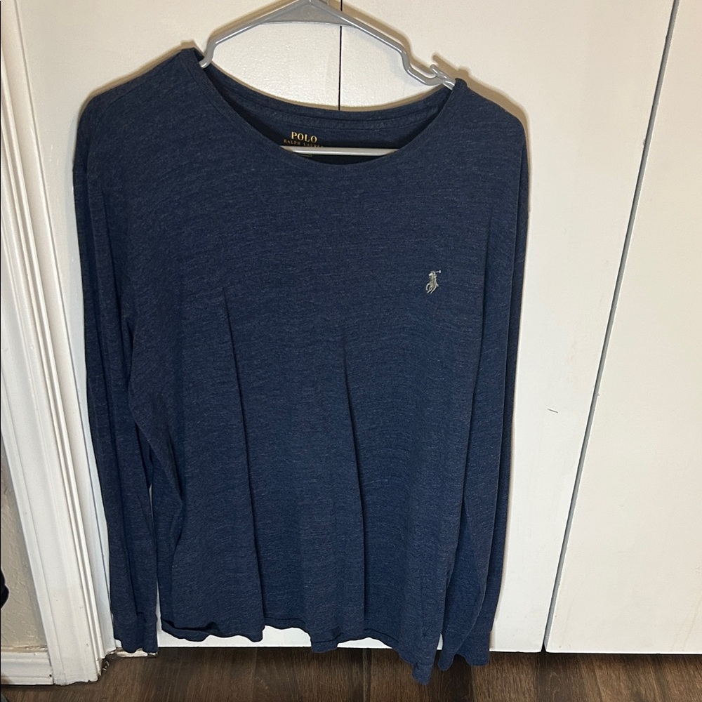 Polo by Ralph Lauren Navy Blue Long Sleeve Shirt